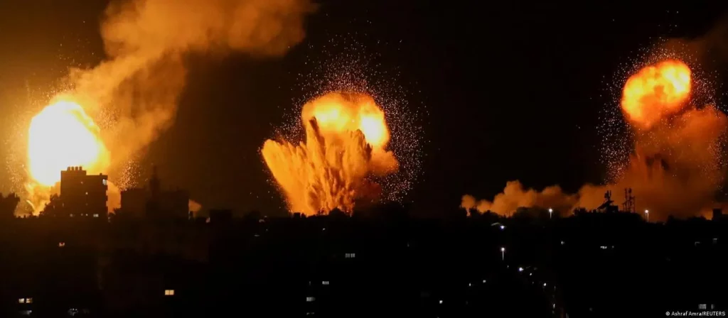 هێرشی ئاسمانی ئیسرائیل بۆ سەر باشوری لوبنان و نەوارەی غەزە